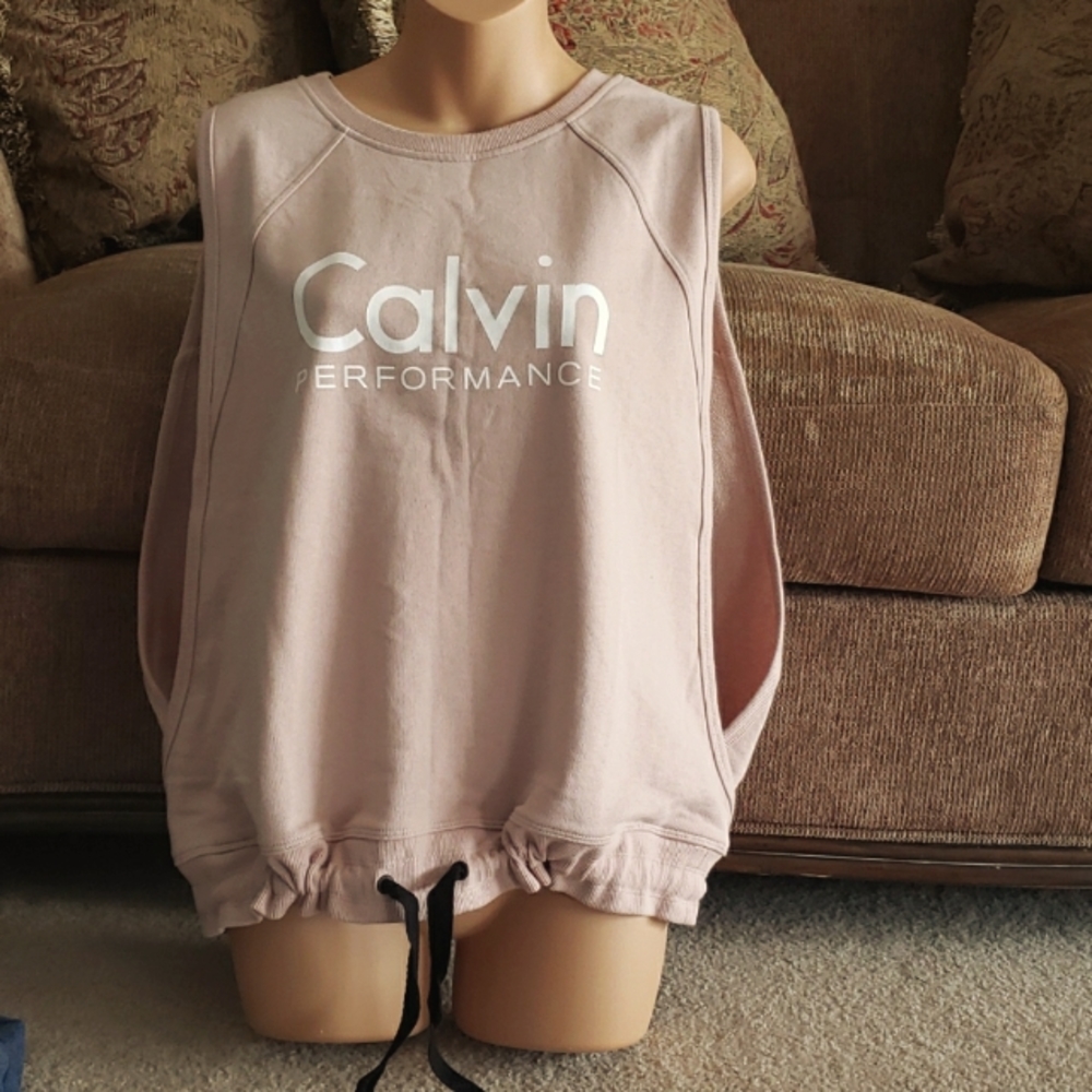 Calvin Klein Performance sweatshirt w/drawstrings!